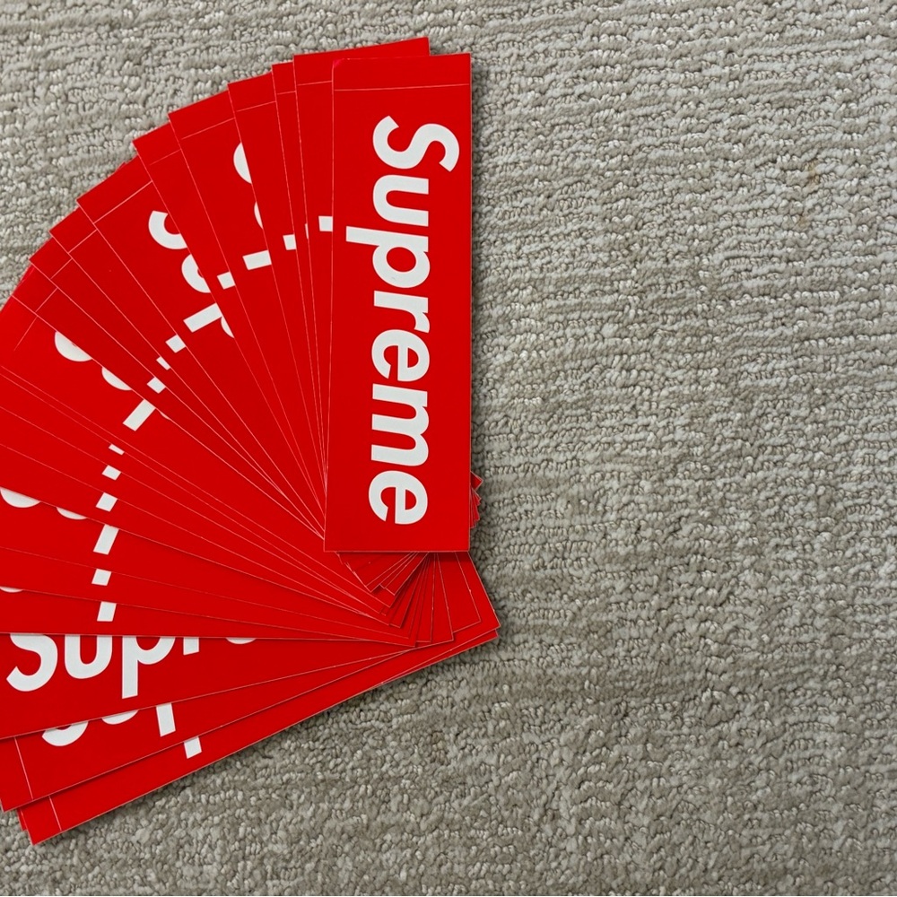 22 Supreme stickers! New